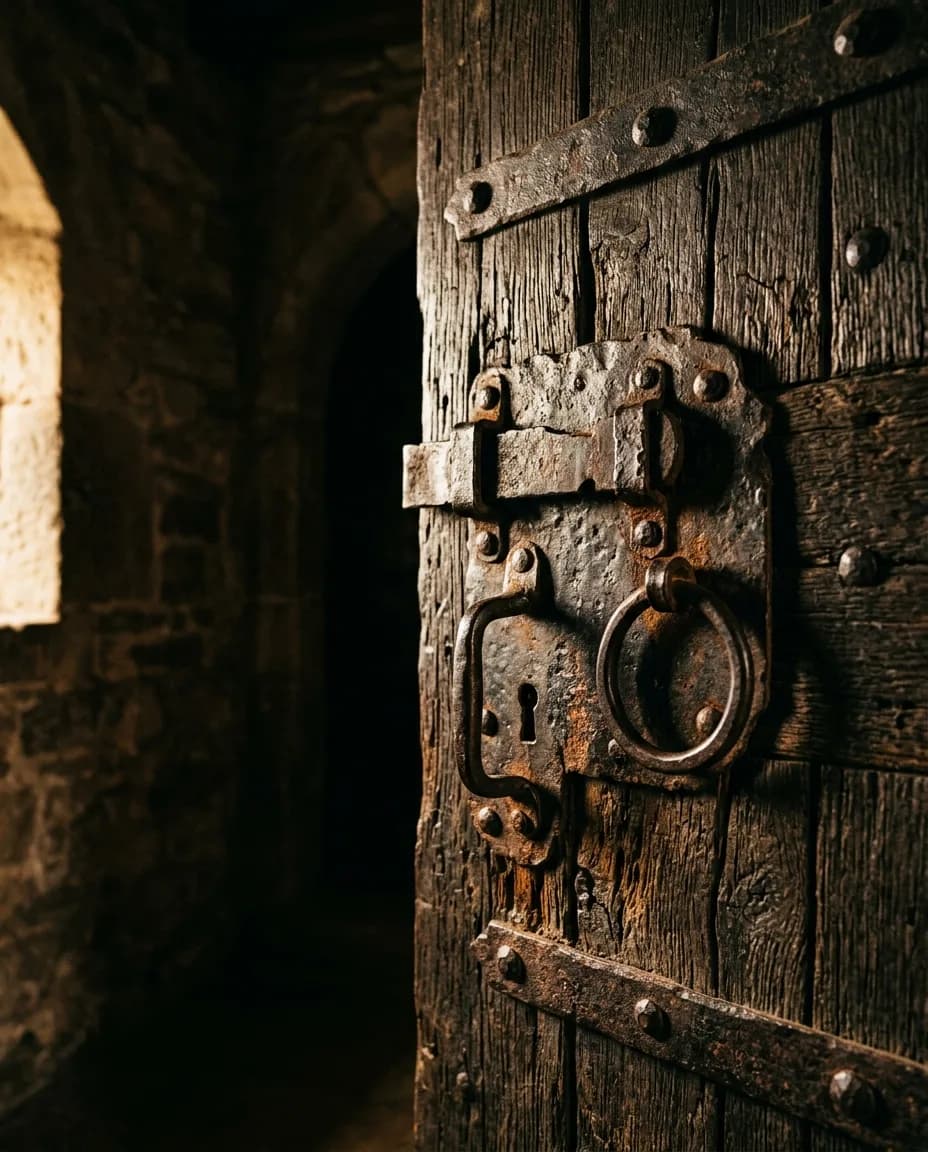 Serrurerie ancienne forgée château pierre